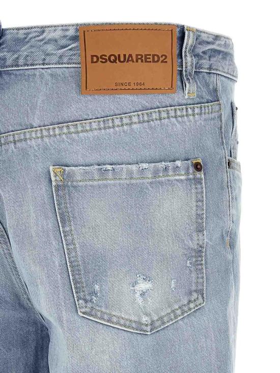 26SS 디스퀘어드2 스트레이트 팬츠 S71LB1721S30839470 Blue - DSQUARED2