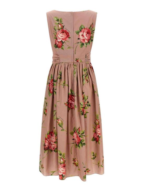 26SS 돌체앤가바나 미디 원피스 F612TTFSA8QHF5ZN Nude Neutrals - DOLCE & GABBANA