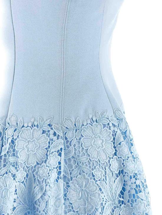26SS 셀프 포트레이트 미디 원피스 SS26095SBLUE Light Blue - SELF PORTRAIT