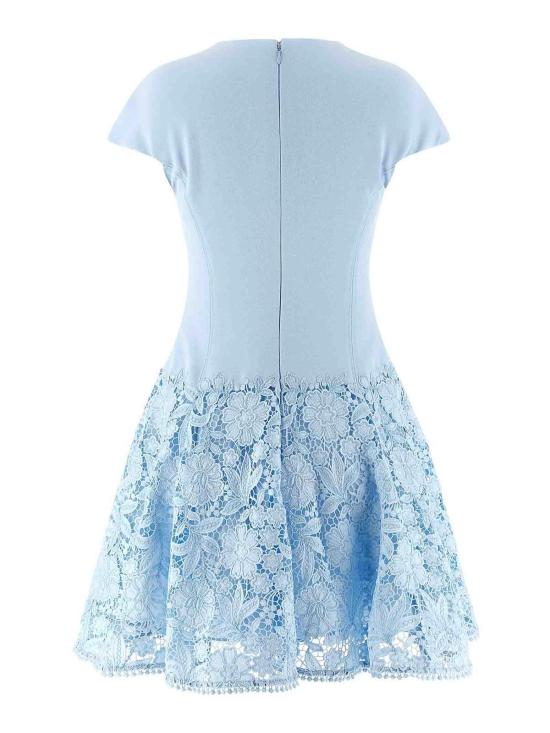 26SS 셀프 포트레이트 미디 원피스 SS26095SBLUE Light Blue - SELF PORTRAIT