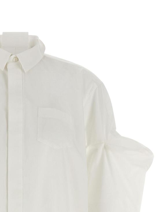 26SS 사카이 셔츠 2608394151 White - SACAI