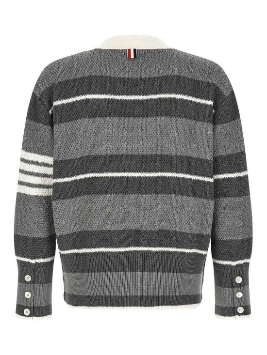 26SS 톰브라운 가디건 MKC641AY3016035 Grey - THOM BROWNE