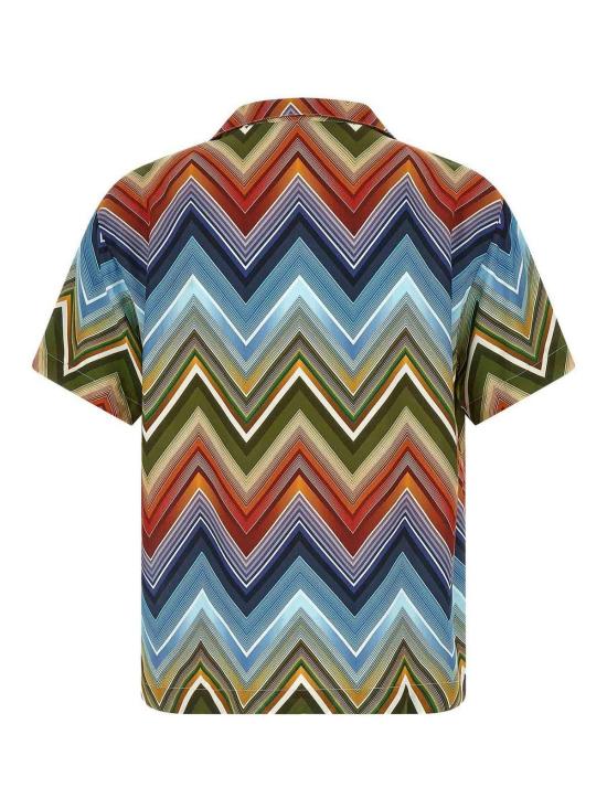 26SS 미소니 반팔 셔츠 BS26SJ01BW010QSM9Z2 Multicolour - MISSONI