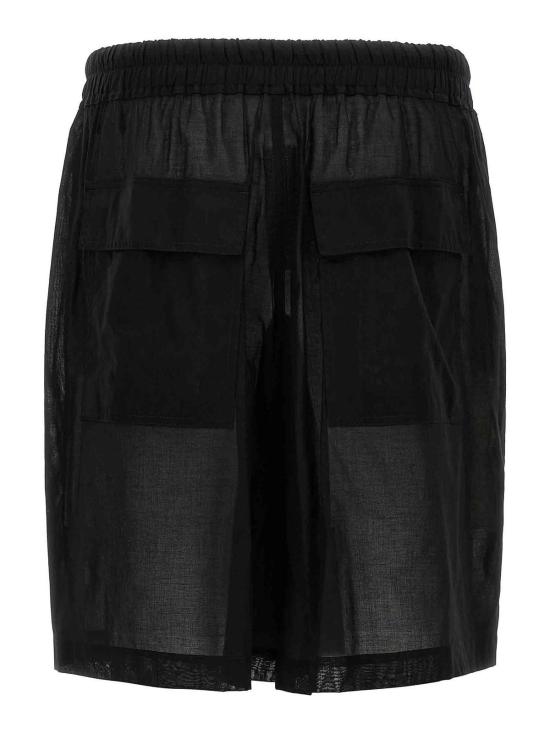 26SS 릭 오웬스 숏팬츠 RU01F2385CV09 Black - RICK OWENS
