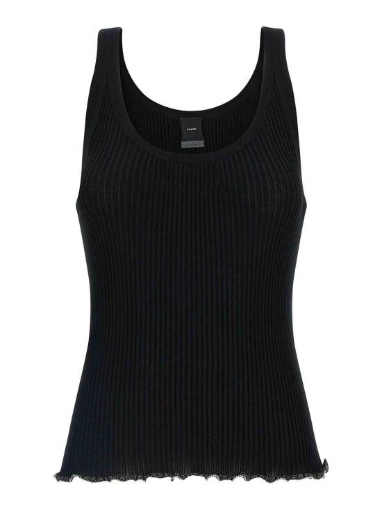 26SS 핑코 민소매 티셔츠 106323A343Z99 Black