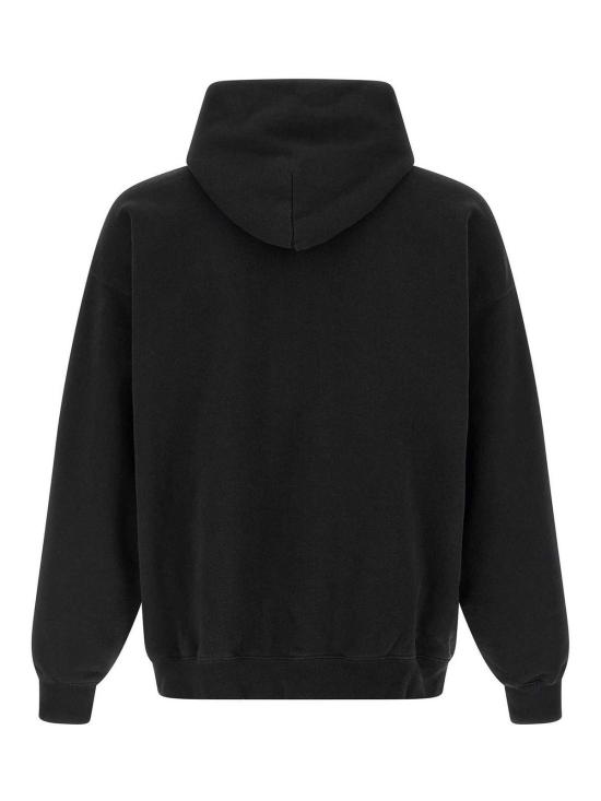 26SS 발렌시아가 후드 티셔츠 871956TUVF41000 Black - BALENCIAGA