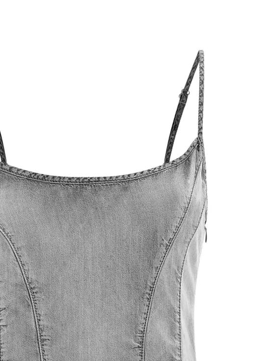 26SS 디젤 숏 원피스 A23862068WG02 Grey - DIESEL