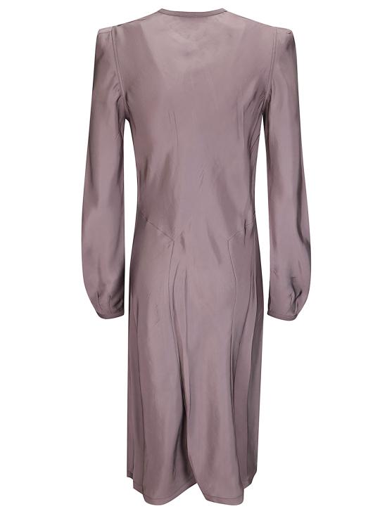 26SS 르메르 미디 원피스 DR1135LF1611 BR517 GLOSSY BROWN - LEMAIRE