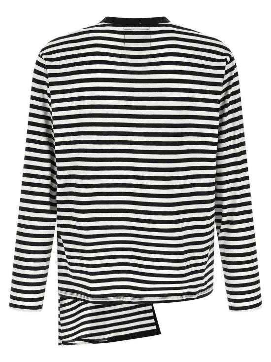 26SS 요지 야마모토 스웨터 HKT56074WHTXBLK1 White - YOHJI YAMAMOTO