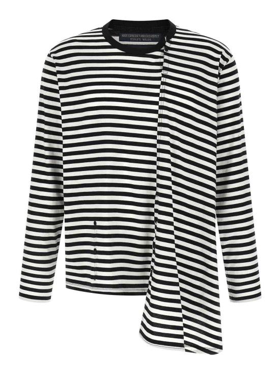 26SS 요지 야마모토 스웨터 HKT56074WHTXBLK1 White