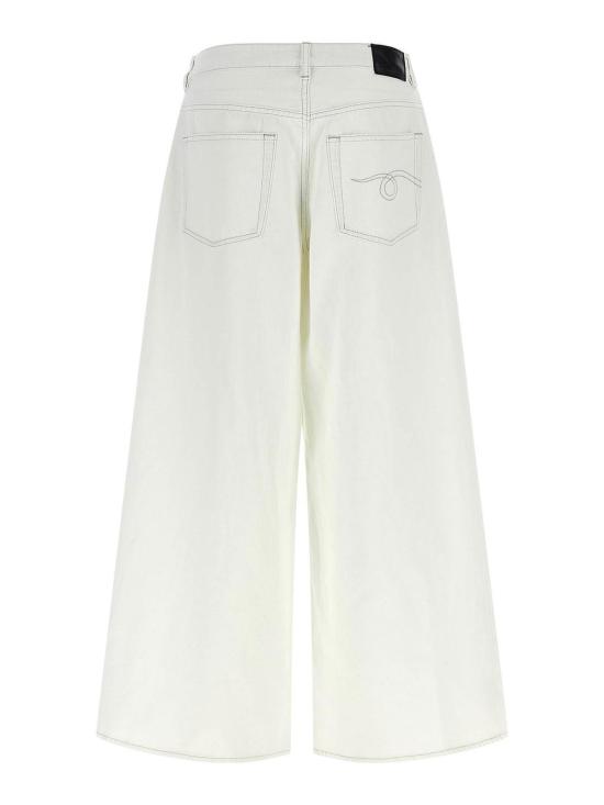 26SS 알13 스트레이트 팬츠 R13WD219D451B White - R13