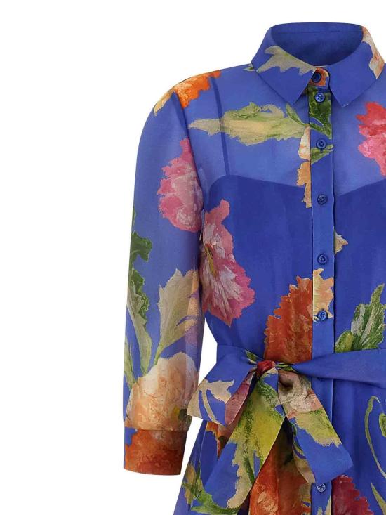 26SS 캐롤리나 헤레라 롱 원피스 R2611N721PRG475 Blue - CAROLINA HERRERA