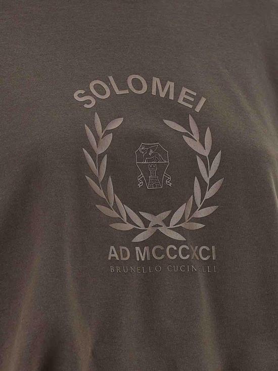 26SS 브루넬로 쿠치넬리 긴팔 티셔츠 MH827HZ500C8589 Brown - BRUNELLO CUCINELLI