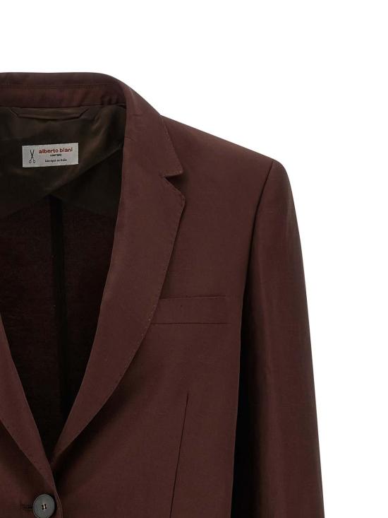 26SS 알베르토비아니 수트 자켓 II833VI009160 Brown - ALBERTO BIANI