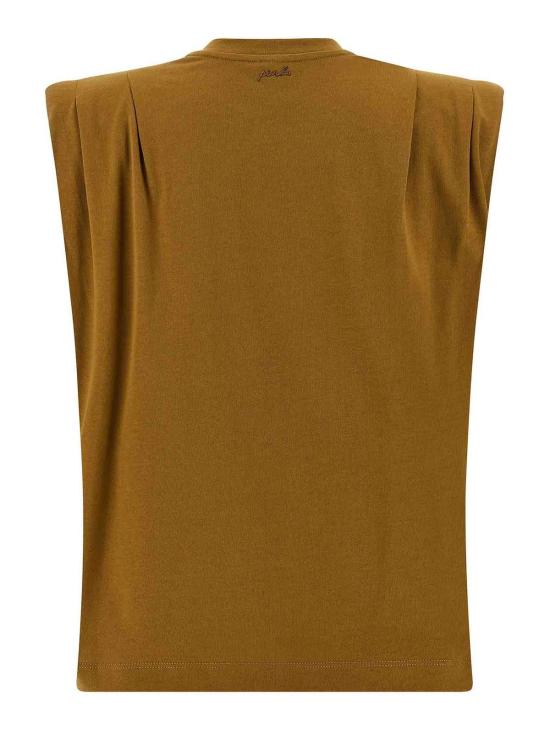 26SS 핑코 민소매 티셔츠 106720A3ARL25 Brown - PINKO