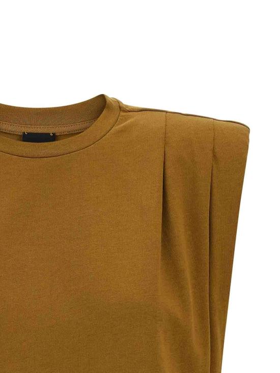 26SS 핑코 민소매 티셔츠 106720A3ARL25 Brown - PINKO