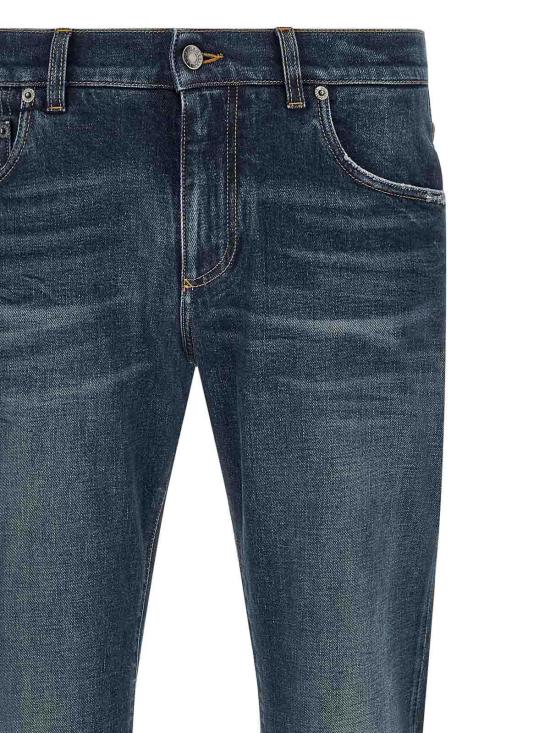 26SS 돌체앤가바나 스트레이트 팬츠 GY07CZG8KF4S9001 Blue - DOLCE & GABBANA