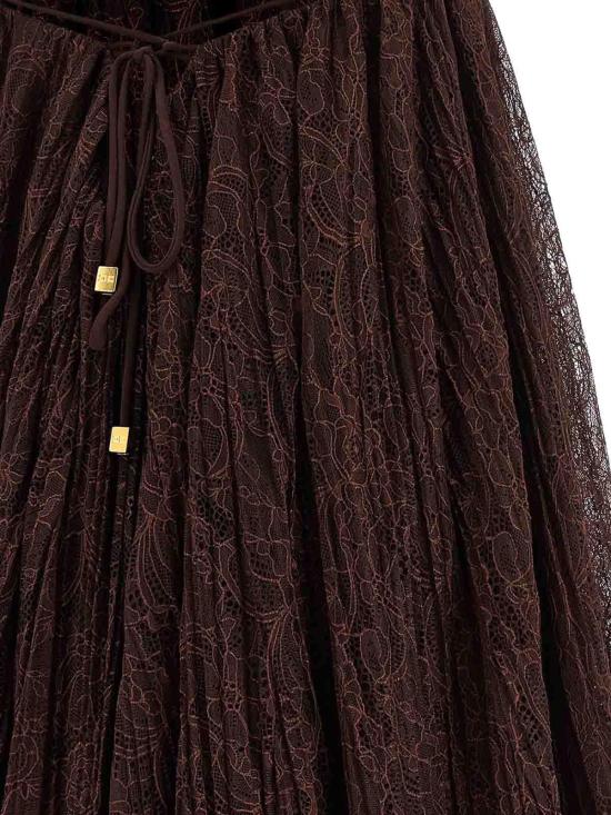 26SS 엘리자베타프랜치 숏 원피스 AB97062E2644 Brown - ELISABETTA FRANCHI