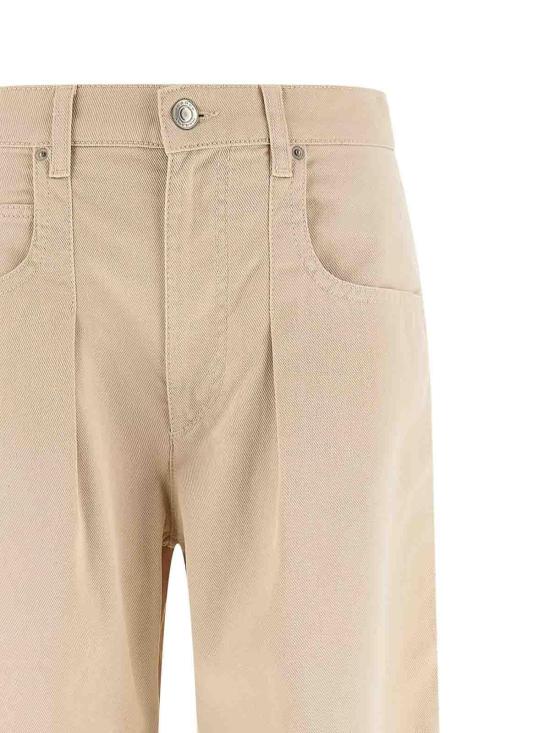  이자벨마랑 스트레이트 팬츠 PA0554FAB1H07I23EC Beige - ISABEL MARANT