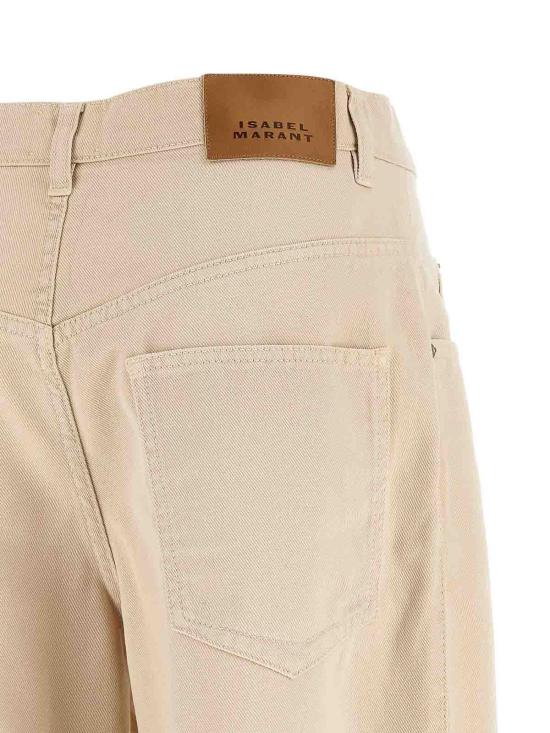  이자벨마랑 스트레이트 팬츠 PA0554FAB1H07I23EC Beige - ISABEL MARANT