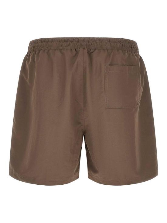 26SS 브루넬로 쿠치넬리 로고 스윔 팬츠 MW817043CMM90 Brown - BRUNELLO CUCINELLI