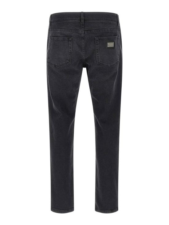  돌체앤가바나 스트레이트 팬츠 GY07CDG8OX1S9001 Black - DOLCE & GABBANA