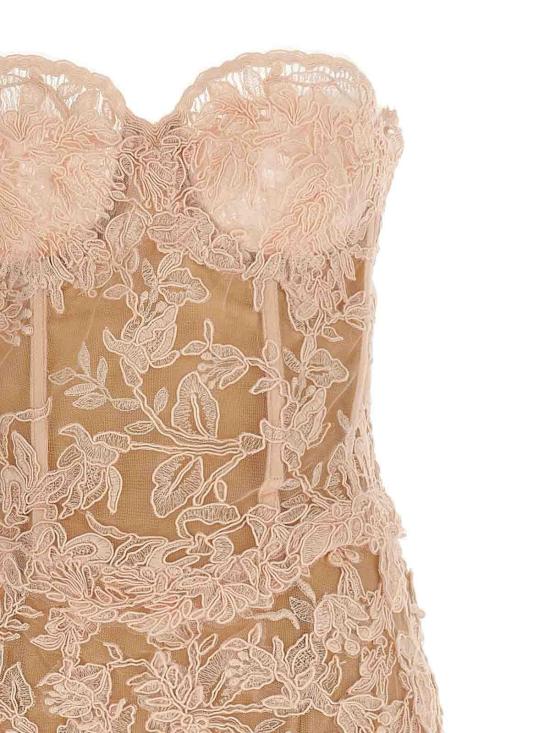 26SS 에르마노 설비노 롱 원피스 D482Q736FDUZS21706 Nude Neutrals - ERMANNO SCERVINO