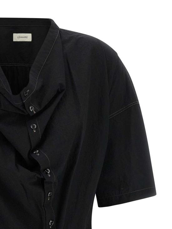 26SS 르메르 미디 원피스 DR1158LF1399BK999 Black - LEMAIRE