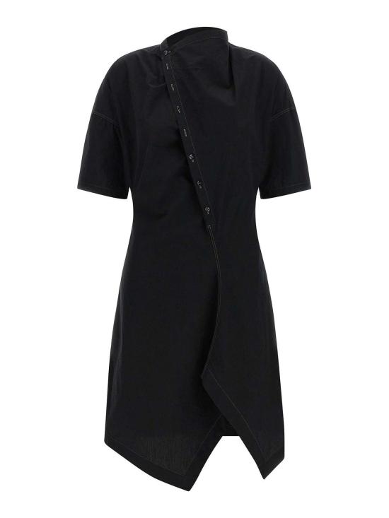 26SS 르메르 미디 원피스 DR1158LF1399BK999 Black - LEMAIRE