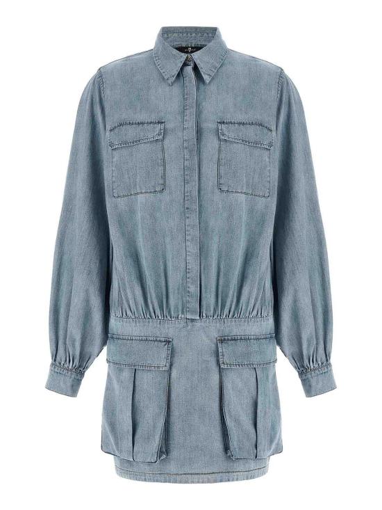 26SS 세븐포올맨카인드 미디 원피스 7N9T0G51U73I2 Light Blue