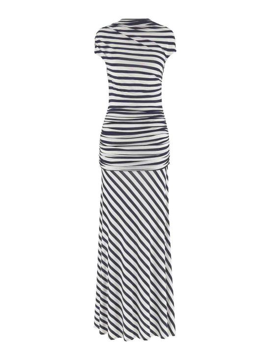 26SS 셀프 포트레이트 롱 원피스 SS26170XNAVY Blue