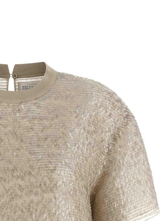 26SS 브루넬로 쿠치넬리 스웨터 MF940HW300C4274 Beige - BRUNELLO CUCINELLI