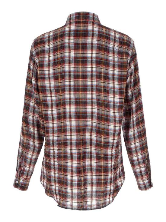 26SS 디스퀘어드2 긴팔 셔츠 S74DM1006D35423002F Red - DSQUARED2