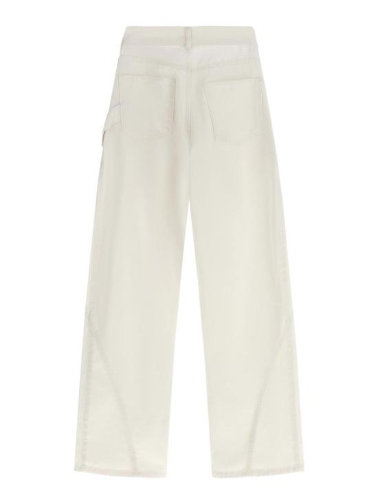 26SS JW앤더슨 스트레이트 팬츠 DT0127PG1933002 White - JW ANDERSON