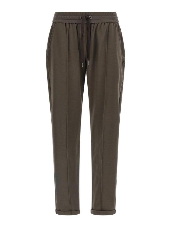 26SS 브루넬로 쿠치넬리 트레이닝/조거 팬츠 MH827FB799C8589 Brown