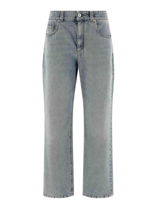 26SS 브루넬로 쿠치넬리 스트레이트 팬츠 MA095P5758C9387 LIGHT BLUE