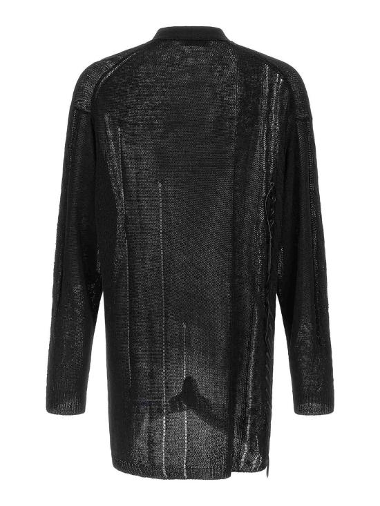 26SS 요지 야마모토 가디건 HKK75374BLACK1 Black - YOHJI YAMAMOTO