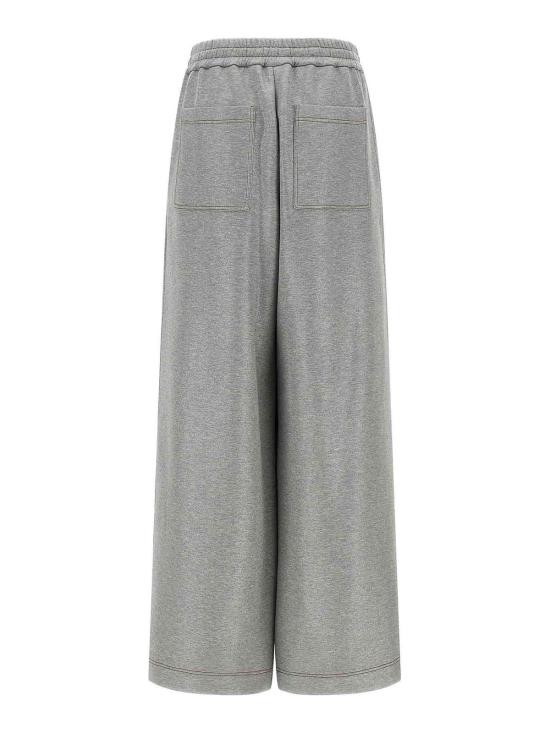 26SS 브루넬로 쿠치넬리 트레이닝/조거 팬츠 MQ980SQ999C001 Silver - BRUNELLO CUCINELLI