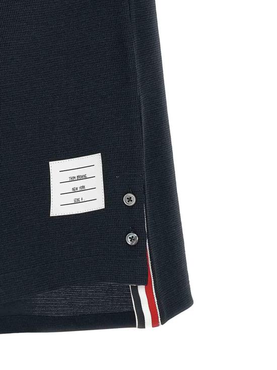 26SS 톰브라운 폴로 티셔츠 MJP244EJ0251415 Blue - THOM BROWNE