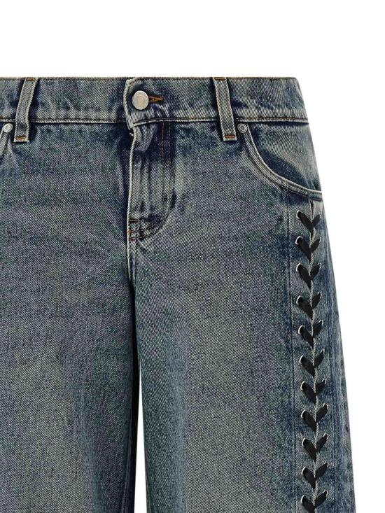 26SS 스텔라 맥카트니 스트레이트 팬츠 6D04563SQH474152 Blue - STELLA MCCARTNEY