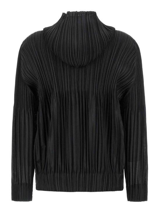 26SS 플리츠플리즈 가디건 PP66JC40115 Black - PLEATS PLEASE