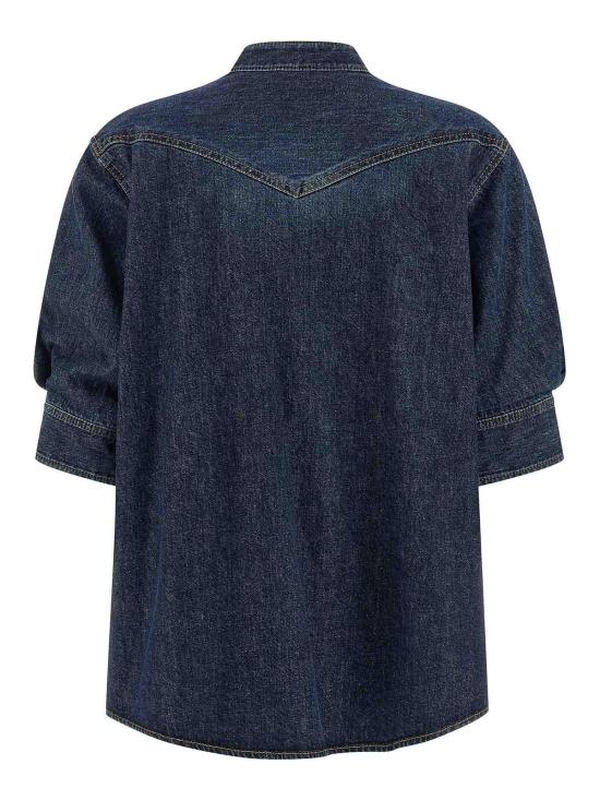  사카이 블라우스 SCW309401 Blue - SACAI
