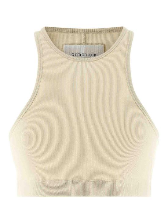 26SS 아르마리움 민소매 티셔츠 ARMTMT040JE05012 White - ARMARIUM