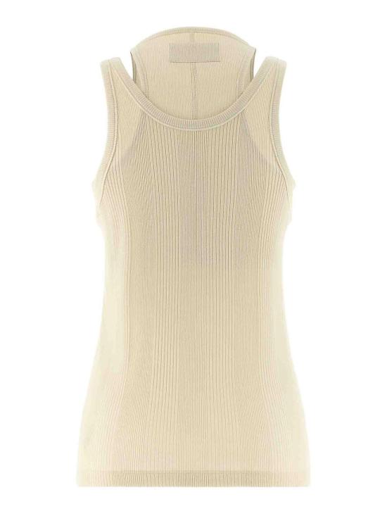 26SS 아르마리움 민소매 티셔츠 ARMTMT040JE05012 White - ARMARIUM