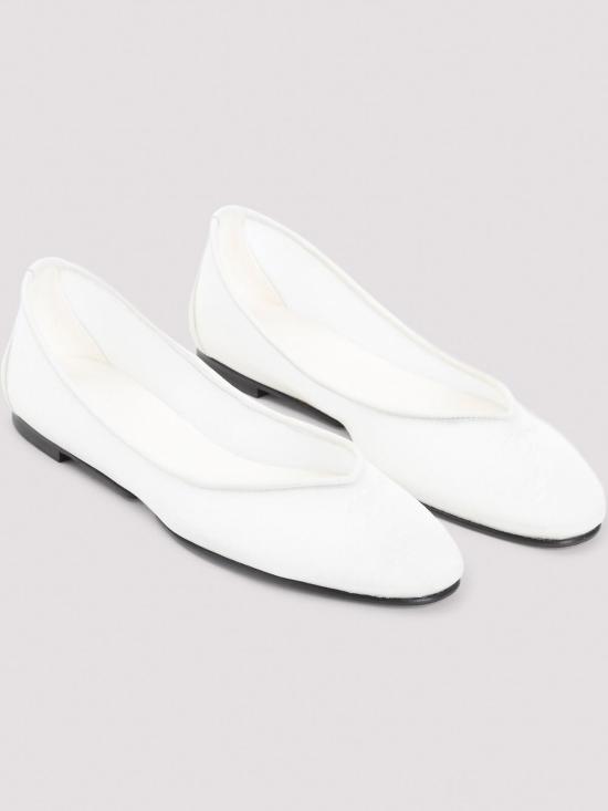 26SS 자크뮈스 플랫 슈즈 FOW00183AW00814100 White - JACQUEMUS