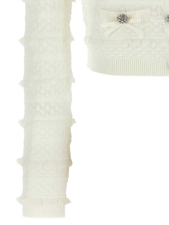 26SS 셀프 포트레이트 가디건 SS26063CWHITE White - SELF PORTRAIT
