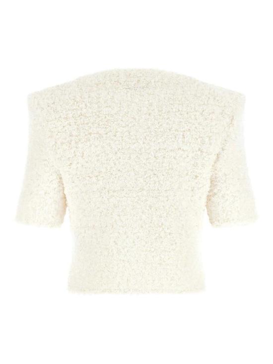 26SS 발망 가디건 GF0KL290KJ890KA White - BALMAIN