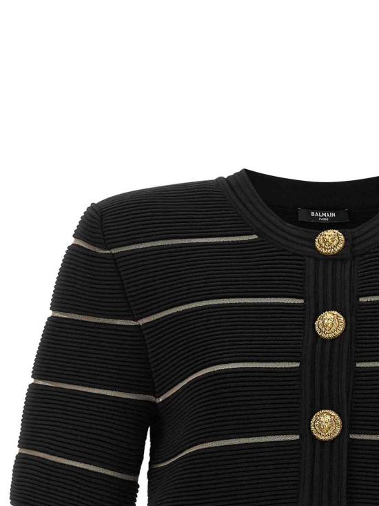 26SS 발망 가디건 GF0KL285KJ750PA Black - BALMAIN