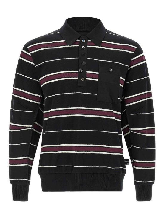 26SS 언더커버 폴로 티셔츠 UC1F48042BLKBORDER Multicolour
