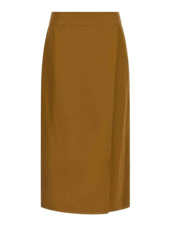 26SS 알베르토비아니 롱 스커트 AA861VI009117 Brown